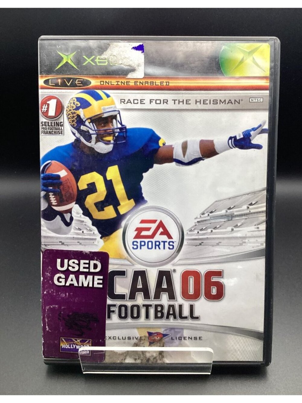 NCAA 06 Football Xbox Original CIB Rental Case Untested College Sports Game Disc